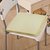 R home Cotton Chair Pads with Tie Strings and Foam Filling, Set of 2 Pcs.