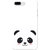 iPhone 7 Plus Case, Black Cute Panda White Slim Fit Hard Case Cover/Back Cover for iPhone 7 Plus