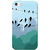 iPhone 5 Case, iPhone 5S Case, iPhone SE Case, Crow Blue Black Slim Fit Hard Case Cover/Back Cover for iPhone 5/5s/SE