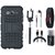 Redmi Note 4 Shockproof Tough Armour Defender Case with Memory Card Reader, Selfie Stick, Digtal Watch, Earphones and USB Cable
