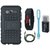 Redmi Note 4 Shockproof Tough Armour Defender Case with Memory Card Reader, Digital Watch, USB LED Light and AUX Cable