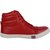 Floxtar Men's Red Lace-up Sneakers