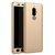 MOBIMON 360 Degree Full Body Protection Front Back Case Cover (iPaky Style) with Tempered Glass for LENOVO K8 Note - Gold