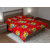 JBG Home Store Floral 3-D Double Bedsheet with 2 Pillow Covers
