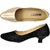 Combo Pack of Two Multicolor Shiny Stylish Ballerina For Women (foot-1555-2-1305-gld-1360-blk)