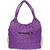 Multipurpose Carrying Case Women's Elegance Style Handbag Clutches Ladies Carry Bag Purse Travelling Tote Bag(Purple)