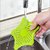 Must Visit Starfish Hair Catcher Rubber Bath Sink Strainer Shower Drain Cover Trap Basin (Multicolor)