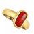9.25 ratti Natural Red coral Adjustable ring