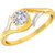 Vidhi Jewels Gold Plated Solitaire Alloy  Brass Finger Ring for Women  Girls VFR166G