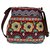 Suprino Beautiful printed cotton canvas sling bag for Girls and women ( Red )