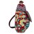 Suprino Beautiful printed cotton canvas sling bag for Girls and women ( Red )