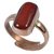 7.50 ratti Natural Red coral Adjustable ring