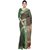 Florence Green Art Silk Printed Saree With Blouse