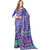 Florence Multicolor Crepe Printed Saree With Blouse