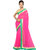 Florence Pink Chiffon Embroidered Saree With Blouse