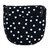 Suprino Printed cotton canvas polka dot sling bag for Girls and Women's (Black)