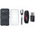 Vivo Y55 Defender Tough Hybrid Shockproof Cover with Memory Card Reader, Silicon Back Cover, Selfie Stick and Digtal Watch