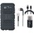 Vivo Y55 Defender Tough Armour Shockproof Cover with Memory Card Reader, Earphones and USB Cable