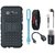 Vivo Y55 Shockproof Tough Armour Defender Case with Memory Card Reader, Digital Watch, Earphones, USB LED Light and OTG Cable