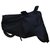 Benjoy Bike Motorcycle Body Cover Black With Mirror Pocket For Hero HF Dawn