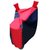 Benjoy Sporty Bike Motorcycle Body Cover Blue & Red With Mirror Pocket For Bajaj Discover