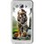 Snooky Printed Mechanical Lion Mobile Back Cover For Samsung Galaxy E5 - Grey