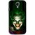 Snooky Printed Loughing Joker Mobile Back Cover For Samsung Galaxy S4 - Green