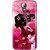 Snooky Printed Pink Lady Mobile Back Cover For Lenovo S820 - Pink
