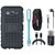 Redmi Y1 Shockproof Kick Stand Defender Back Cover with Memory Card Reader, Digital Watch, Earphones, USB LED Light and USB Cable