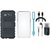Redmi Y1 Shockproof Kick Stand Defender Back Cover with Memory Card Reader, Silicon Back Cover, Earphones, USB LED Light and USB Cable