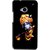 Snooky Printed God Krishna Mobile Back Cover For HTC One M7 - Black