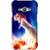 Snooky Printed Angel Girl Mobile Back Cover For Samsung Galaxy Ace J1 - Blue