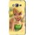 Snooky Printed Butterfly Girl Mobile Back Cover For Samsung Galaxy Grand Prime - Yellow