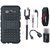 Vivo V7 Defender Tough Hybrid Shockproof Cover with Memory Card Reader, Selfie Stick, Digtal Watch, Earphones and OTG Cable