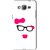 Snooky Printed Pinky Girl Mobile Back Cover For Samsung Galaxy Grand Prime - White