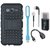 Vivo Y53 Shockproof Tough Armour Defender Case with Memory Card Reader, Earphones, USB LED Light and OTG Cable