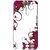 Snooky Printed Flower Creep Mobile Back Cover For Infocus M812 - Pink