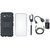 Vivo Y53 Shockproof Tough Defender Cover with Memory Card Reader, Silicon Back Cover, Selfie Stick, OTG Cable and AUX Cable