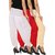 Culture the Dignity Women's Lycra Side Plated Dhoti Patiala Salwar Harem Pants Combo - C_SP_DH_CRW - Cream - Red - White - Pack of 3