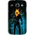 Snooky Printed Ghost Rider Mobile Back Cover For Samsung Galaxy 8262 - Blue
