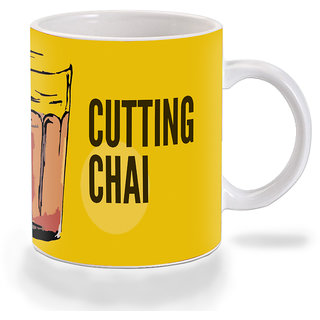Mooch Wale Chotu Chai Wala Cutting Chai Ceramic Mug