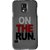 Snooky Printed On The Run Mobile Back Cover For Samsung Galaxy S5 - Grey
