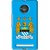Snooky Printed Eagle Logo Mobile Back Cover For Micromax Yu Yuphoria - Blue