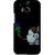 Snooky Printed Color Of Smoke Mobile Back Cover For HTC One M8 - Black