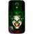 Snooky Printed Loughing Joker Mobile Back Cover For Samsung Galaxy s4 mini - Green