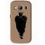 Snooky Printed Hiding Man Mobile Back Cover For Samsung Galaxy Ace 4 - Brown