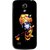 Snooky Printed God Krishna Mobile Back Cover For Samsung Galaxy s4 mini - Black