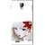 Snooky Printed Chinies Girl Mobile Back Cover For Micromax Canvas Xpress A99 - White