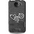 Snooky Printed Football Life Mobile Back Cover For HTC One X - Black