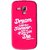Snooky Printed Live the Life Mobile Back Cover For Samsung Galaxy S Duos S7562 - Pink